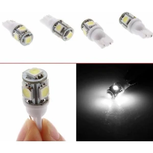 12V 5 Ledli Park Ledi Çakar Beyaz Takım (2 Adet)