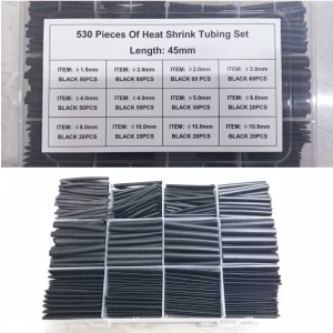 530 Parça Isıyla Daralan Makaron Set Kablo Kılıfı 45Mm