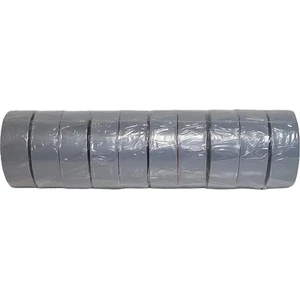 Temflex 18Mm - 9,15M Gri Elektrik Bandı ( 10 Adet )