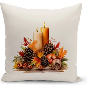 Bertille Home Sonbahar Serisi Çift Tarafı Dijital Baskılı Kırlent Kılıfı (Halloween Autumn Cushion Cover)