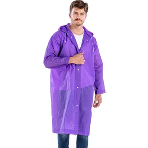 Meşem 8998 Kapüşonlu ve Çıtçıtlı Eva Yağmurluk