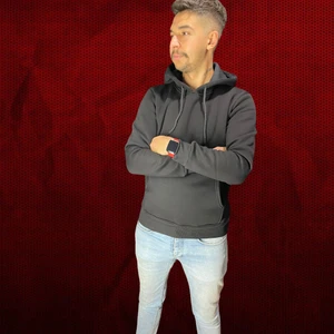 3 Iplik Şardonlu Kapüşonlu Kanguru Cepli Sweatshirt