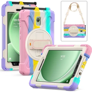 Seashell Digital Samsung Galaxy Tab Aktif 3 T570 TAB Active5 X306B Pc Omuz Askılı Silikon Koruyucu Tablet Kılıfı (Yurt Dışından)