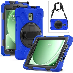 Seashell Digital Samsung Galaxy Tab Aktif 3 T570 TAB Active5 X306B Pc Omuz Askılı Silikon Koruyucu Tablet Kılıfı (Yurt Dışından)