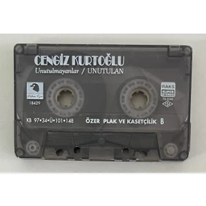 Şahin Özer Müzik Cengiz Kurtoğlu Unutulmayanlar / Unutulan Kaset (Kartonet Yoktur, Sadece Kasettir Dönem Baskı)