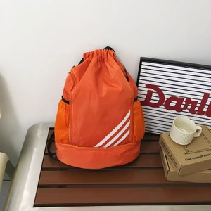 Eğitim Sırt Çantası Çizgili Ipli Saklama Çantası Futbol Çantası Ipli Seyahat Sırt Çantası Spor Yoga Spor Çantası (Yurt Dışından)