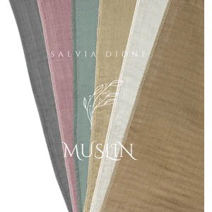 Salvia Dione 6lı Müslin Bebek Ağız Mendili Pamuklu Yumuşak Ağız Silme Temizleme Bezi Anne Bebek Bakım Bez Mendil