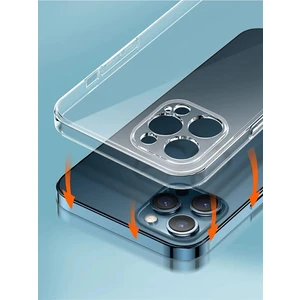 Iphone 14 Promax Uyumlu Kamera Korumalı Lüks Şeffaf Silikon Kılıf