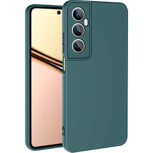 Techno Guru Realme C65 4g Kılıf Kadife Dolgulu Şık Candy Lansman Silikon Kapak