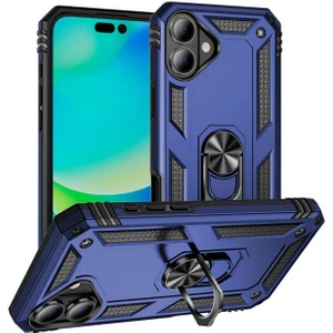 Techno Guru iPhone 16 Plus Kılıf Tam Koruma Sağlayan Çift Katmanlı Vega Kapak