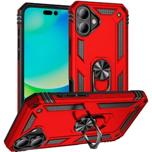 Techno Guru iPhone 16 Plus Kılıf Tam Koruma Sağlayan Çift Katmanlı Vega Kapak