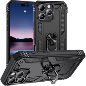 Techno Guru iPhone 16 Pro Kılıf Tam Koruma Sağlayan Çift Katmanlı Vega Kapak