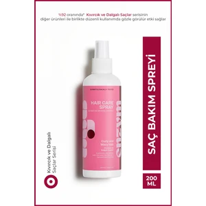 Enzym Cosmetics Kıvırcık Ve Dalgalı Saçlar Için Bukle Belirginleştirici Saç Bakım Spreyi 200 Ml