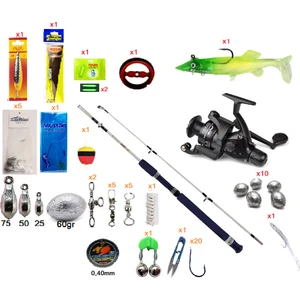 Crocodile 65 Parça Hazır Tekne Olta Takımı Seti