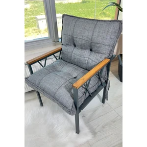 Ufuk Home Miray Berjer Bahçe Takımı, Balkon Takımı, Balkon Bahçe Mobilyaları, Metal Çay Seti, Cafe Sandalye