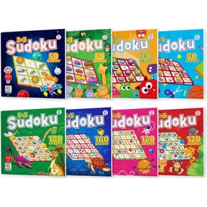 Stickerlı Sudoku Seti (8 Kitap - 700 Adet Sticker)