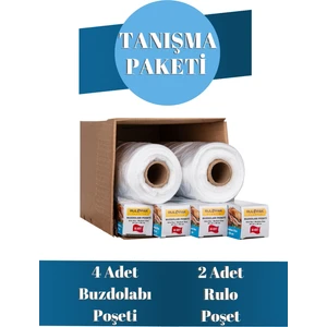 Tanışma Paketi 4 Adet Buzdolabı 2 Adet Rulo Poşet