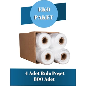 Rulo Poşet 4 Rulo 800 Adet