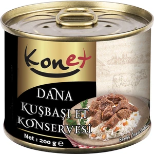 Dana Kuşbaşı Et Konservesi 200g - Pratik Ve Lezzetli Hazır Yemek