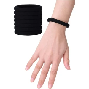 Siyah Ultra Esnek Bilek Lastik Toka 24'lü Paket