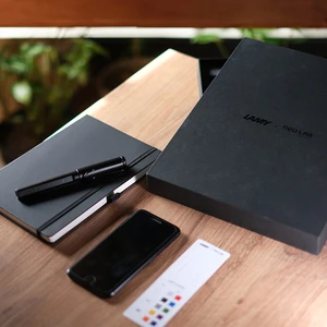 Kişiye Özel Lamy Safari Ncode Akıllı Yazım Seti All Black Lamy-Ncode