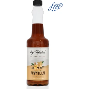 By Tüfekçi Gourmet Serıas Vanilya Aromalı Şekersiz Kokteyl, Pasta ve Kahve Şurubu 750 ml Doğal Aroma