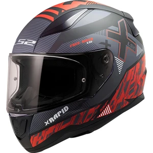 Ls2 Rapıd 2 Xtreet Mat Siyah-Kırmızı Kask