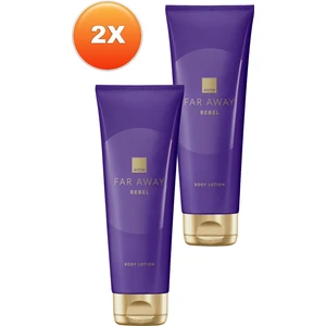 Far Away Rebel Vücut Losyonu Nemlendirici Etki 125 ml İkili Set Kadınlar İçin