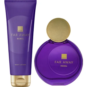 Far Away Rebel Kadın Parfüm ve Vücut Losyonu Seti 50 ml EDP Lüks Hediyelik Paket