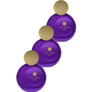 Far Away Rebel Kadın Parfüm Edp 50 Ml. Üçlü Set