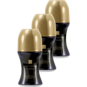 Far Away Glamour Kadın Rollon Deodorant Siyah Frenk Üzümü ve Vanilya Notaları 50 ml