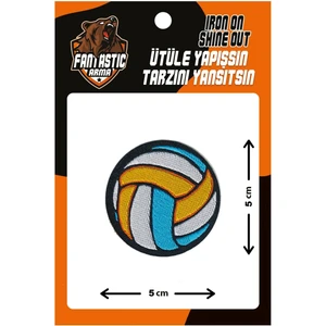 Fantastic Arma Ütü Ile Yapışan Dokuma Patch Voleybol Topu Modeli