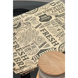 Desenli yağlı kağıt sunum kağıdı