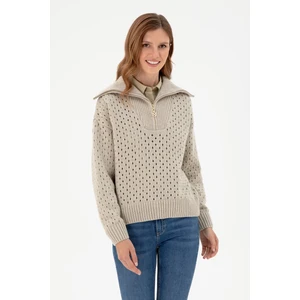 U.S. Polo Assn. Kadın Taş Kazak /Triko 50293113-VR049