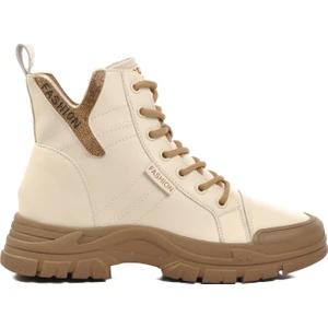 24K310-14 Bej Içi Polarlı Kadın Bot