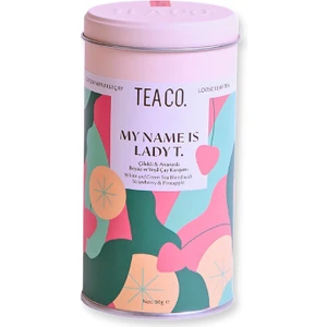 Tea Co Çilek ve Ananaslı Beyaz ÇayMy Name Is Lady T. 50 gr