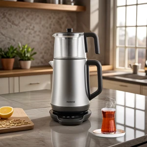 Royaltea Elegant 1774H Konuşan Çay Makinesi Inox