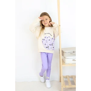 KND-6787 Çiçek Baskılı Fitilli Alt Üst Takım