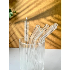 6'lı Cam Pipet ve 1 Adet Temizleme Fırçası Seti 1.  / 9 mm