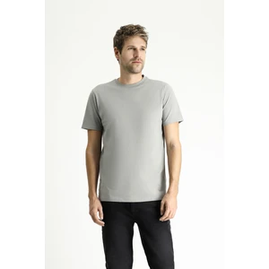 Bisiklet Yaka Slim Fit Dar Kesim Süprem Pamuk Tişört