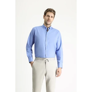 Uzun Kol Regular Fit Non Iron Ütü Gerektirmeyen Pamuklu Gömlek