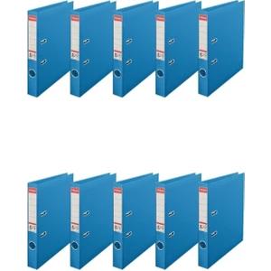 Dar Plastik Klasör (9945) Mavi 10 Lu Paket