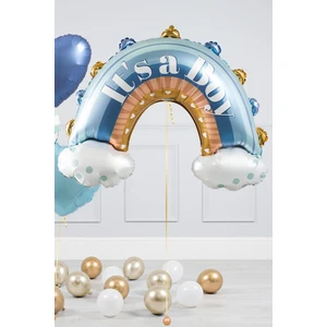 It's a boy cinsiyet partisi baby shower balonu gökkuşağı erkek bebek babyshower balonu