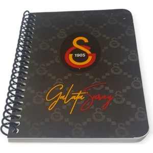 Galatasaray Lisasnlı Spiralli Not Defteri A6 10 x 15 cm 72 Yaprak Çizgili
