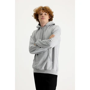 Kapüşonlu Oversize Pamuklu Sweatshirt