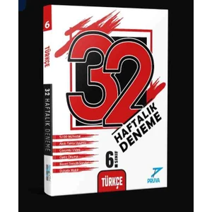 Pruva Akademi 6. Sınıf 32 Haftalık Türkçe Deneme