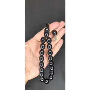 Anemore Collection Siyah Maskot Efe Boy Şak Şak Tesbih T-462