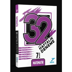 Pruva Akademi 7. Sınıf Matematik 32 Haftalık Deneme