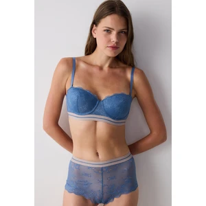 Bloom Lace Dantel Koyu Mavi Sütyen