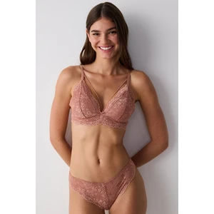 Luna Push Up Açık Kahverengi Sütyen